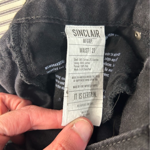 Women's Sinclair MFGRP Black Jeans - Picture 4 of 5